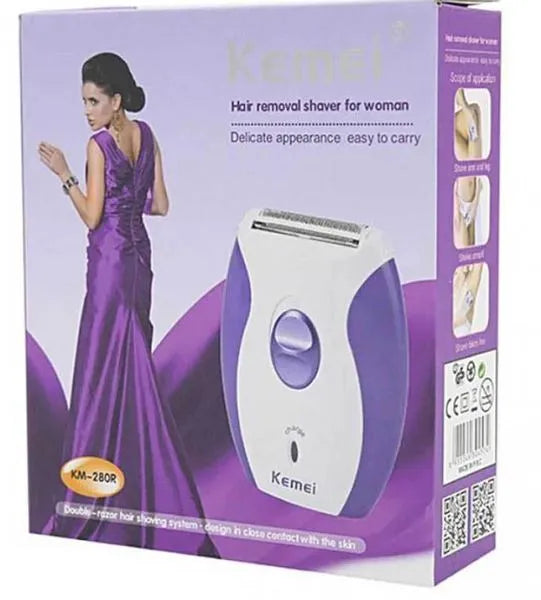 Kemei KM-280R Hair Removal Shaver for Women