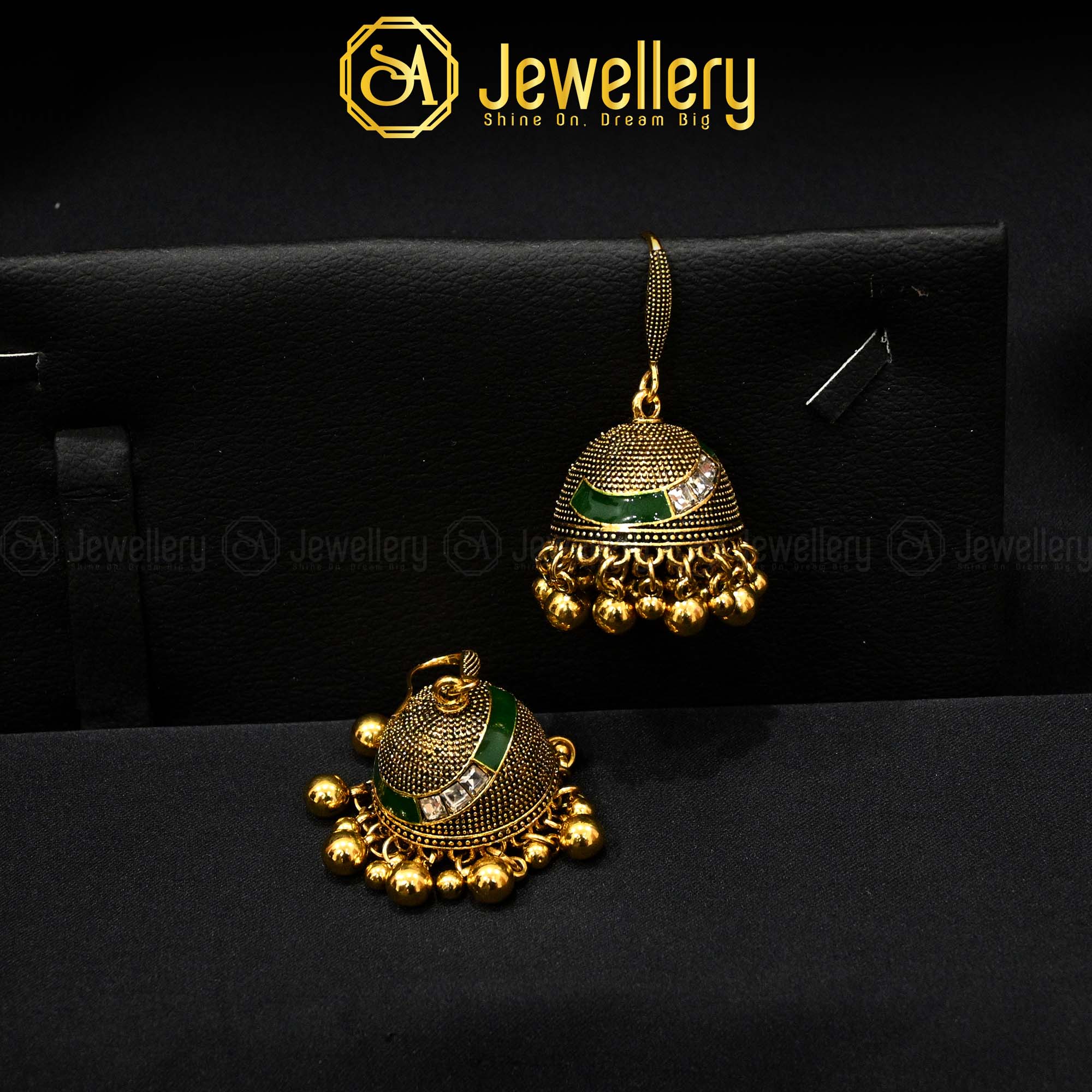 Antique Jhumki Earrings – Timeless Ethnic Elegance