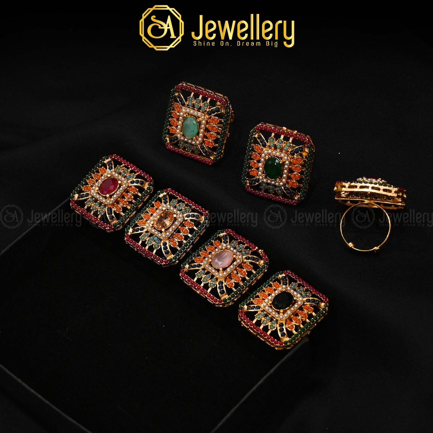 Square Openable Ring