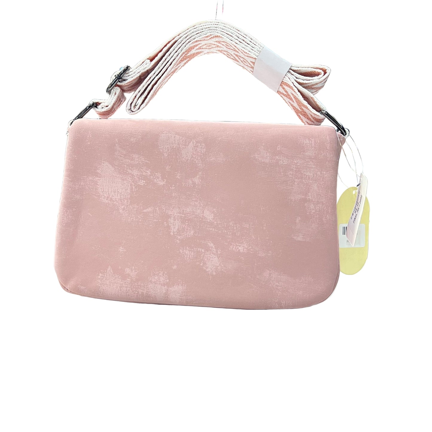 Imported Luxury Velvet Shoulder Bag Modern Crossbody with Metallic 'O' Hardware SA jewelry pk