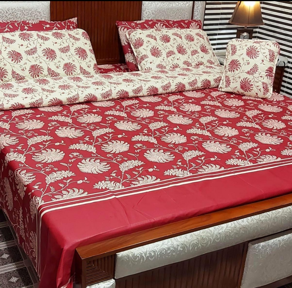 Premium Cotton Satin Comforter Set – Elegant Shine & Ultra Soft Finish for Luxurious Sleep