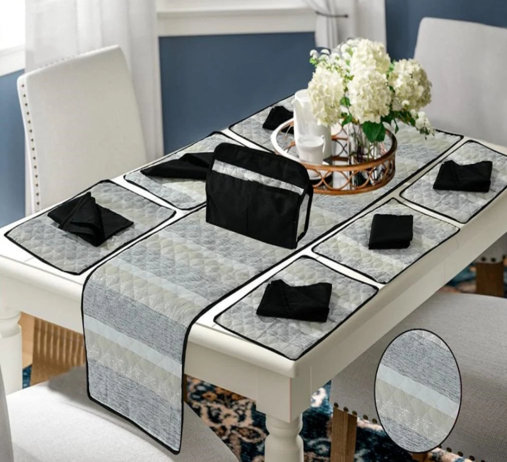 Elegant Table Runner Set – Stylish Dining Table Decor for Modern Homes SA jewelry pk