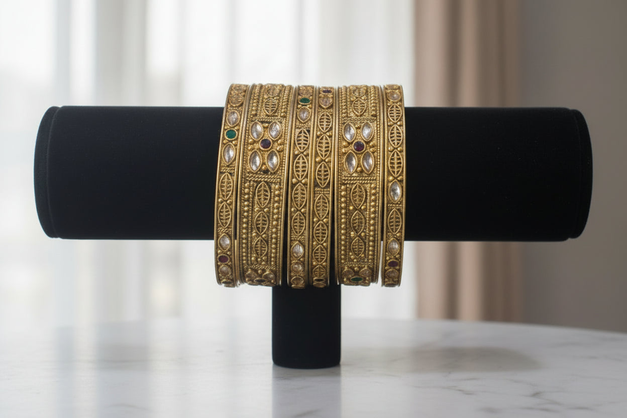 Rajwadi Bangles 3 pcs SA jewellery pk