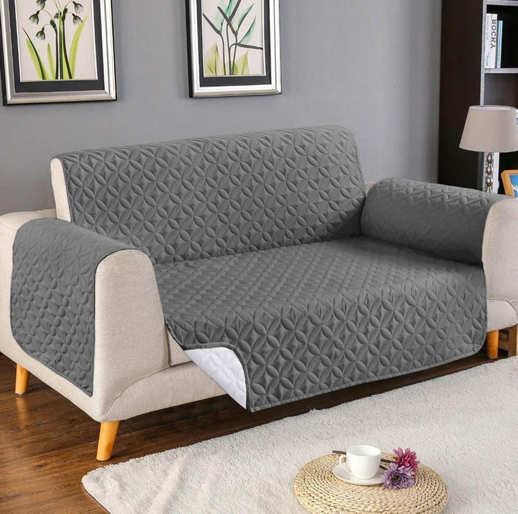 Quilted sofa cover