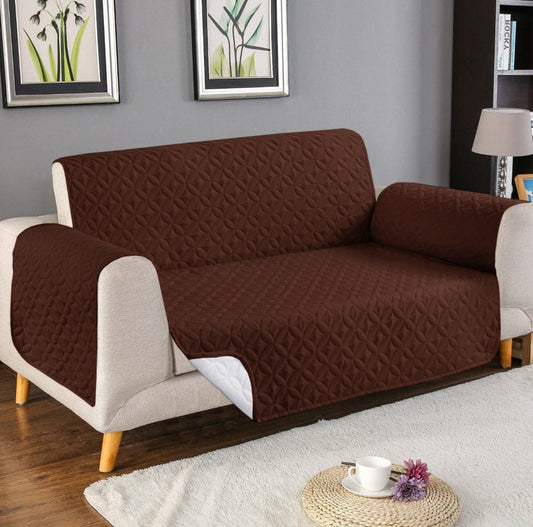 Quilted sofa cover