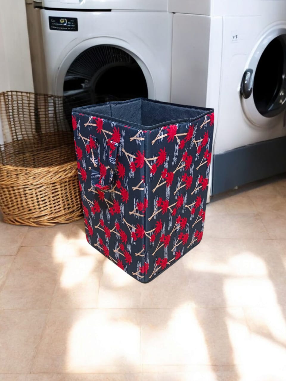 Foldable Laundry Basket – Portable & Space-Saving Hamper for Clothes & Towels SA jewelry pk