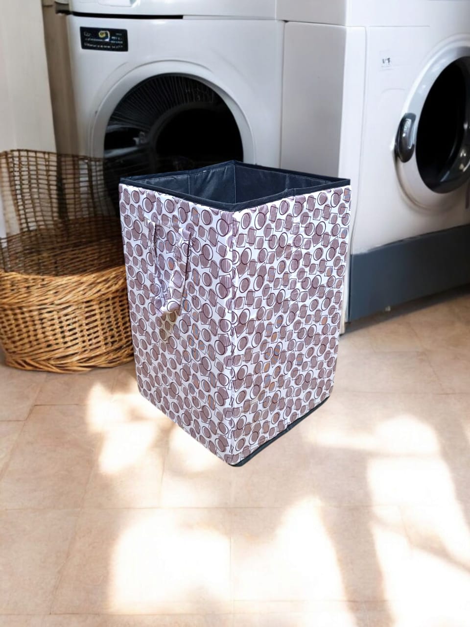 Foldable Laundry Basket – Portable & Space-Saving Hamper for Clothes & Towels SA jewelry pk