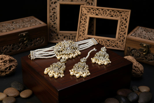 Turkish choker set with teeka S A jewellery pk