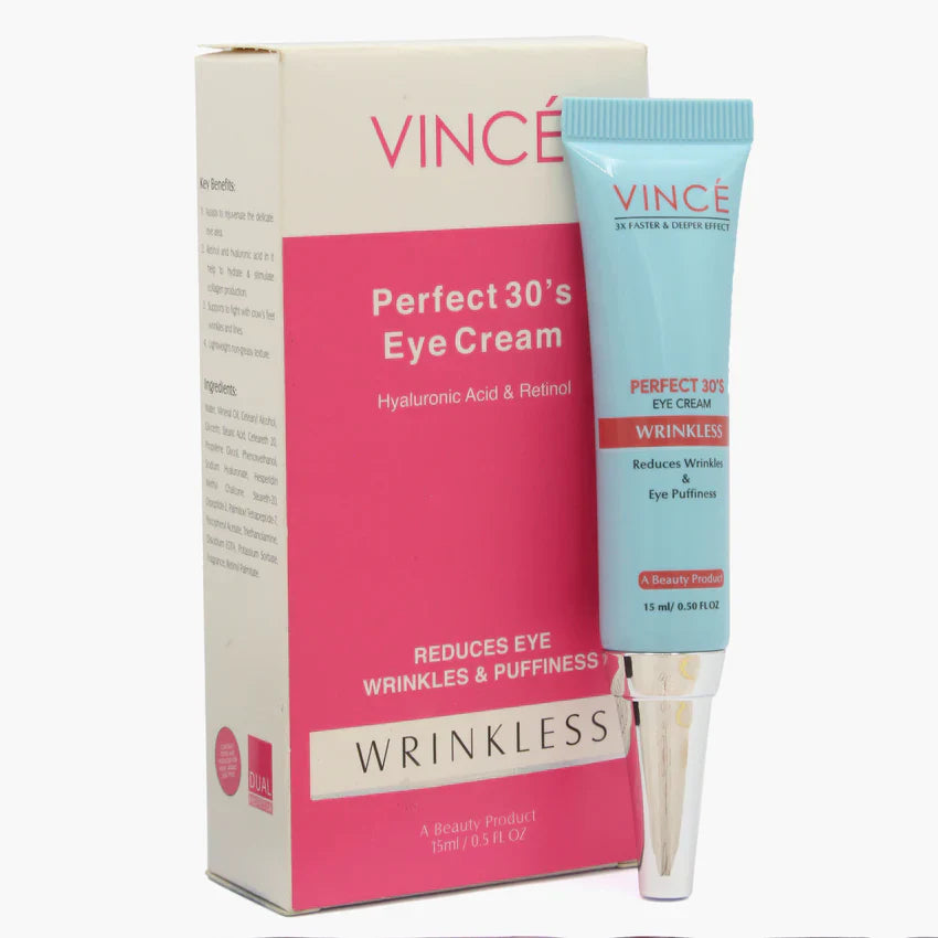 Vince Wrinkless Perfect 30's Eye Cream (Reduces Wrinkles & Puffiness