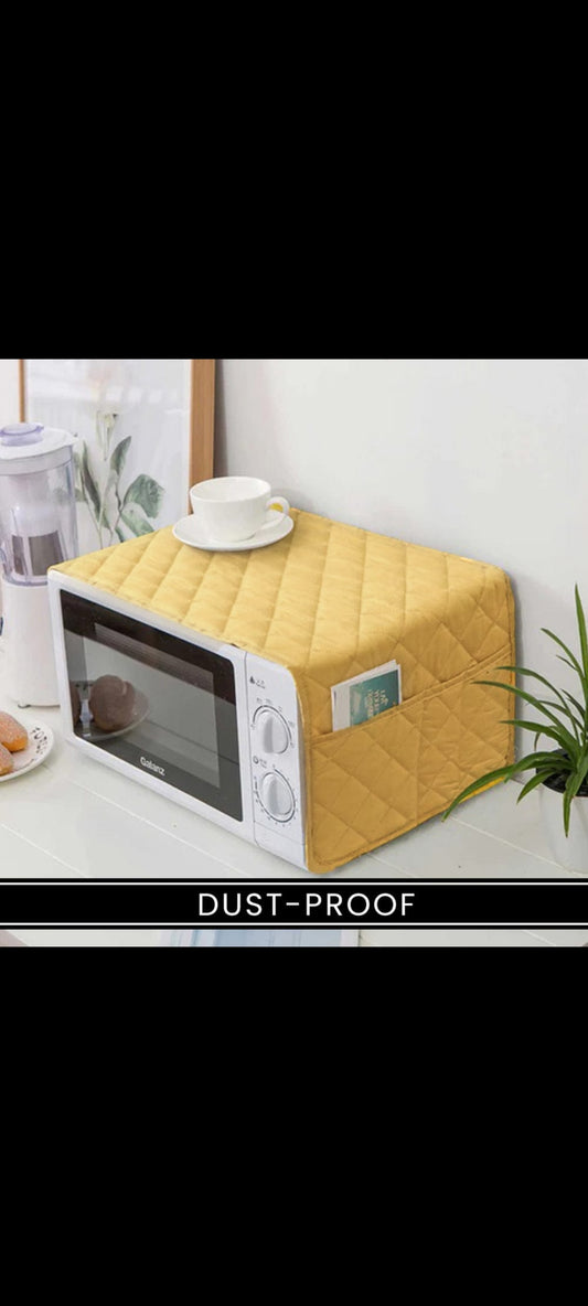 Premium Dustproof Oven Cover with Side Pockets – Elegant & washable SA jewelry pk