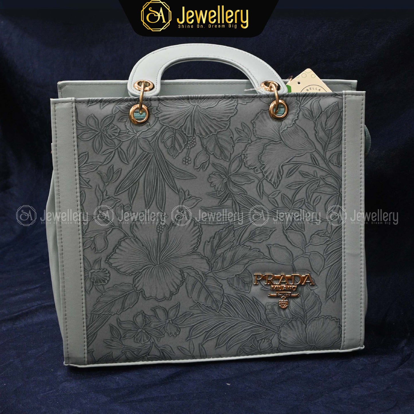 Elegant Embossed Handbag Collection