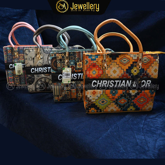 Vibrant Patchwork Handbag