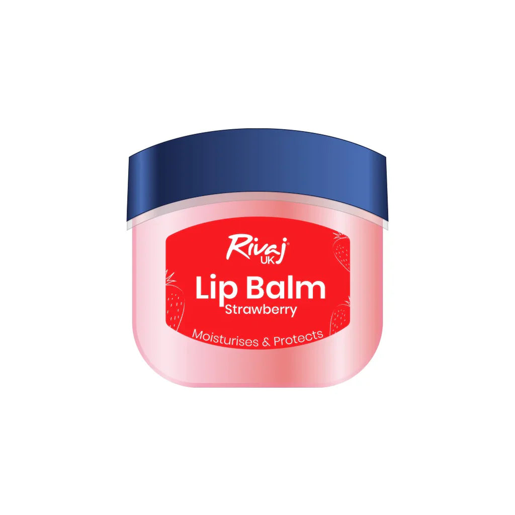 Rivaj Strawberry Jar Lip Balm (Pink Magic) 8 GM