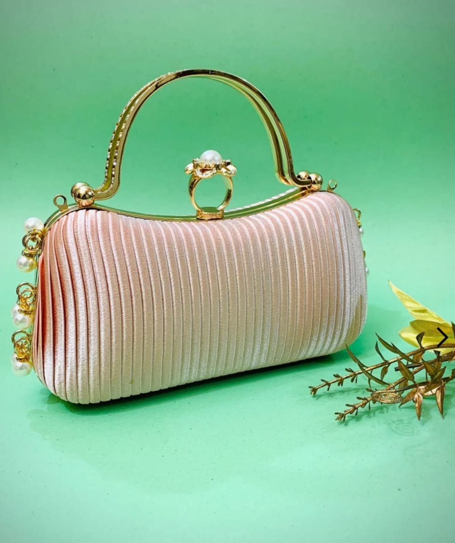 Luxury Bridal Clutch Bag – Elegant Wedding Purse with Stones & Glitter for Brides & Events SA jewelry pk