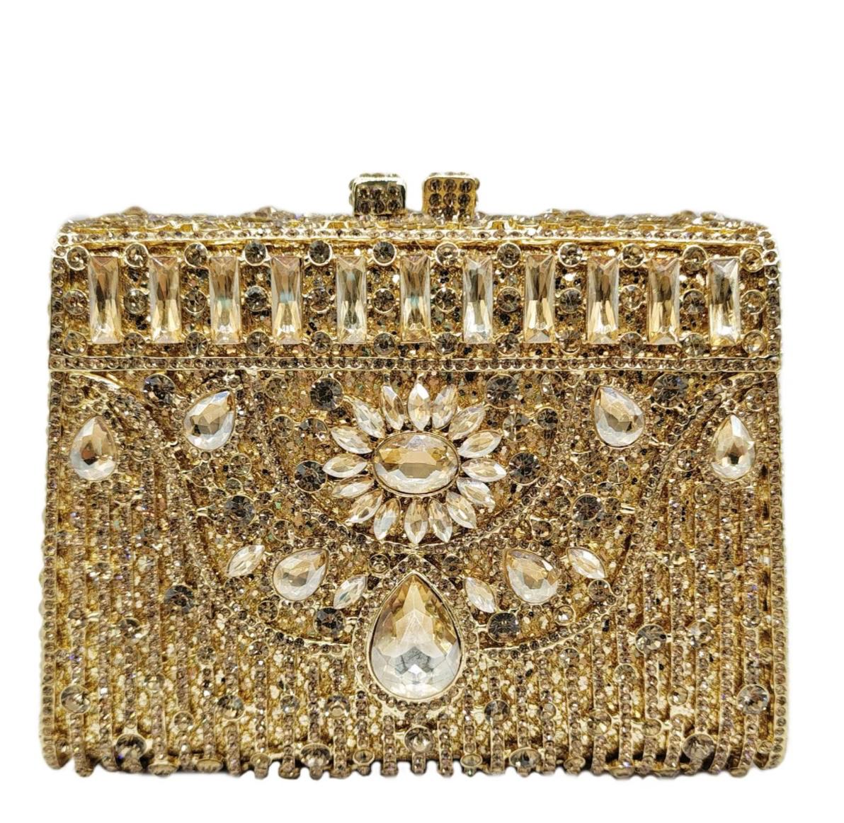Bridal Diamond Clutch for Women – Elegant Crystal Evening Purse SA jewelry pk