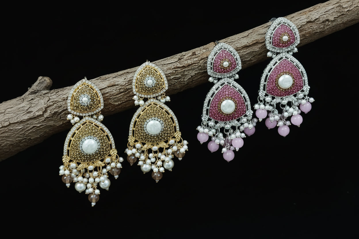 Turkish Heritage Stone Earrings SA jewellery pk