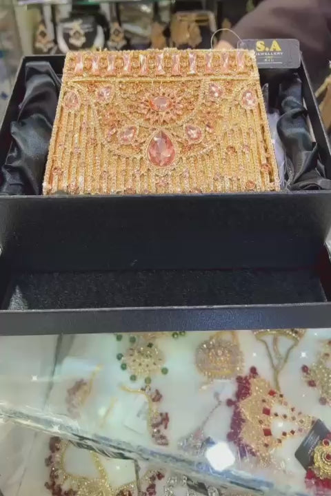 Bridal Diamond Clutch for Women – Elegant Crystal Evening Purse SA jewelry pk
