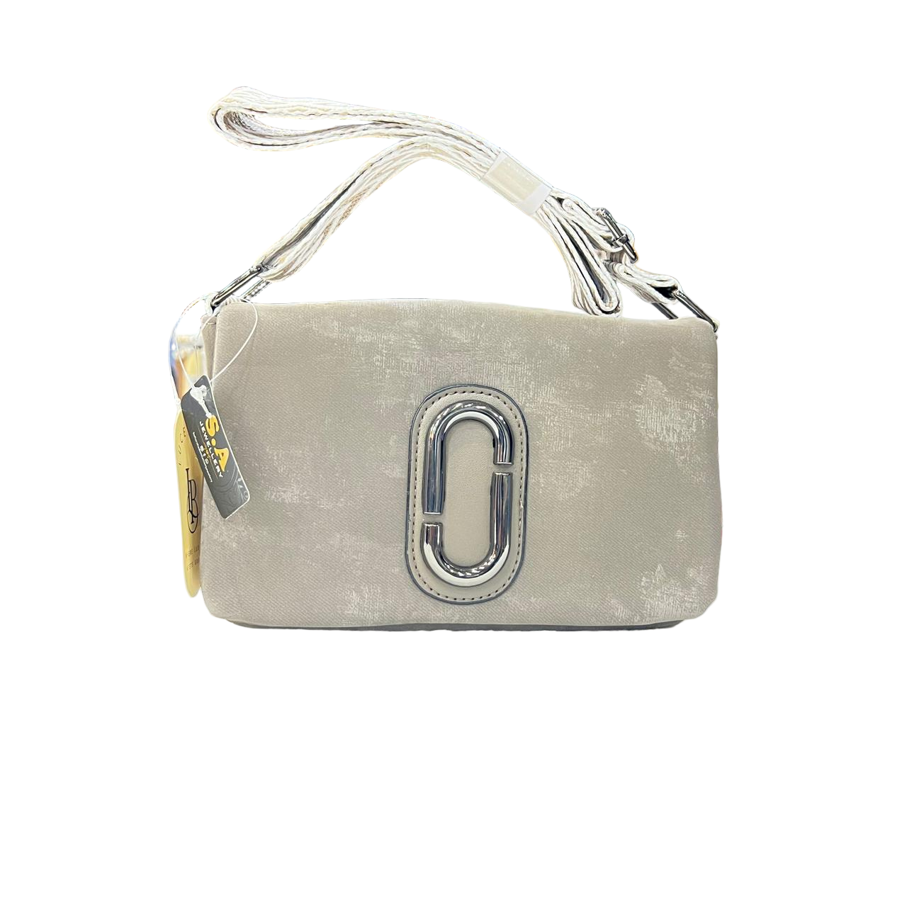 Imported Luxury Velvet Shoulder Bag Modern Crossbody with Metallic 'O' Hardware SA jewelry pk