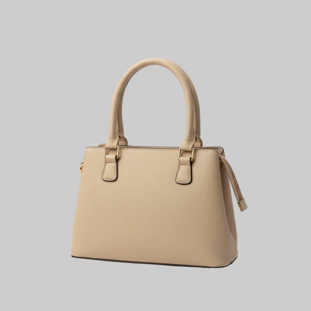 "Luxury Leather Shoulder Handbag for Women - Stylish Crossbody Purse with leather bow on front"SA jewelry pk