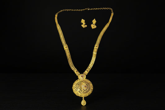 "Latest Gold Plated Bridal & Wedding Jewelry Mala Sets SA jewelry pk"