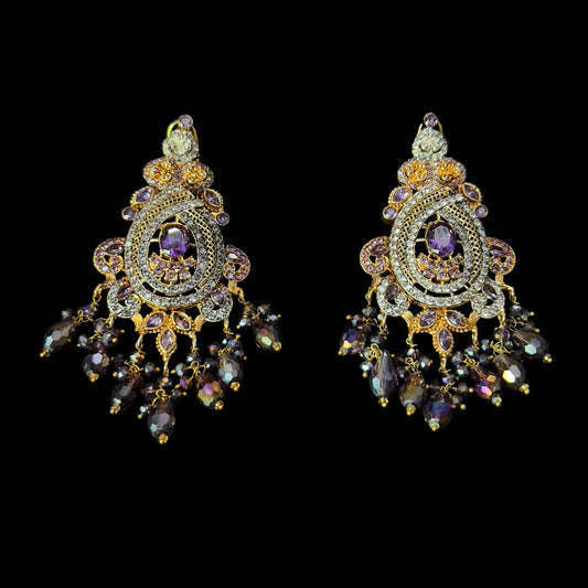 Sparkling Authentic Zircon Anti-Casting Earrings - Perfect for Every Occasion SA jewelry pk