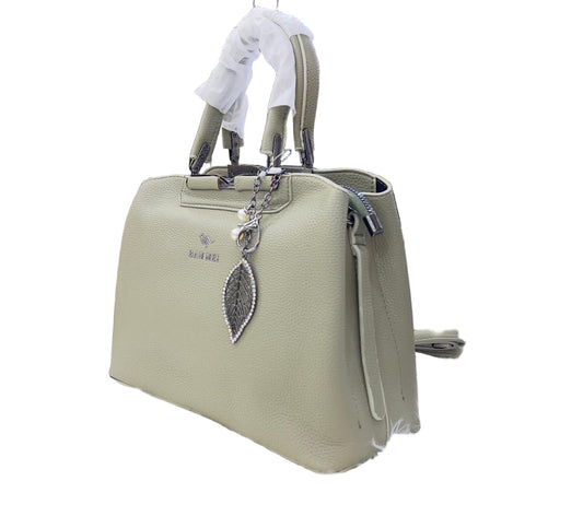 "Luxury Leather Shoulder Handbag for Women - Stylish Crossbody Purse with Circular Relief Ornament"SA jewelry pk