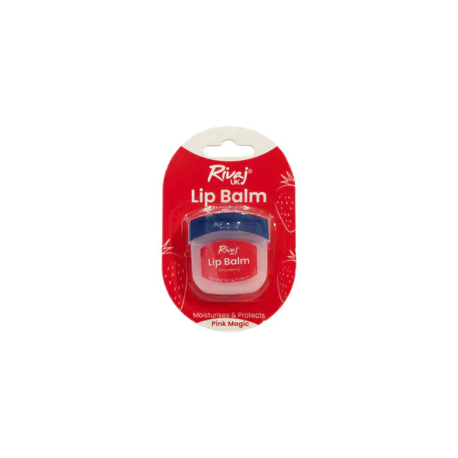 Rivaj Strawberry Jar Lip Balm (Pink Magic) 8 GM