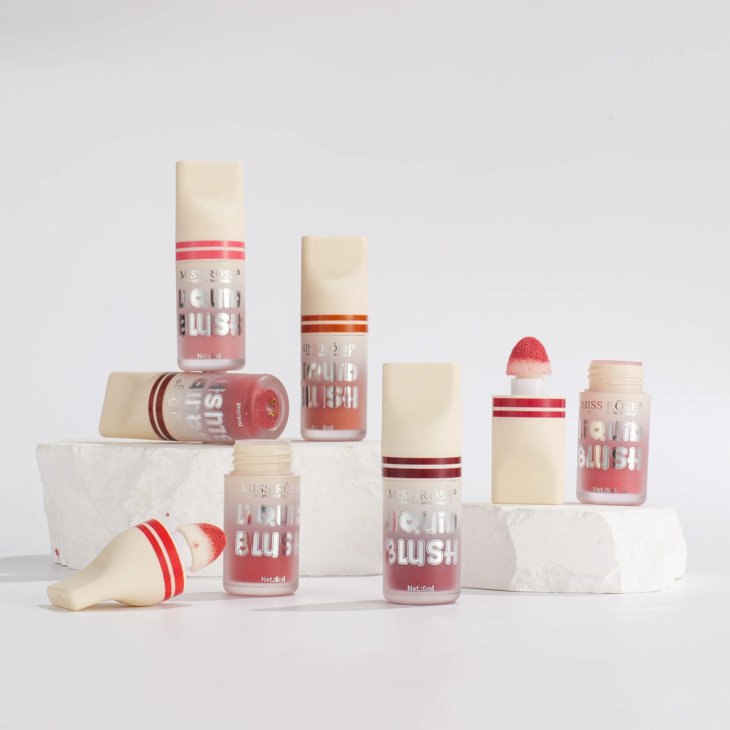 MISS ROSE 2-in-1 Liquid Blush – Lip & Cheek Tint with Natural Glow SA jewelry pk