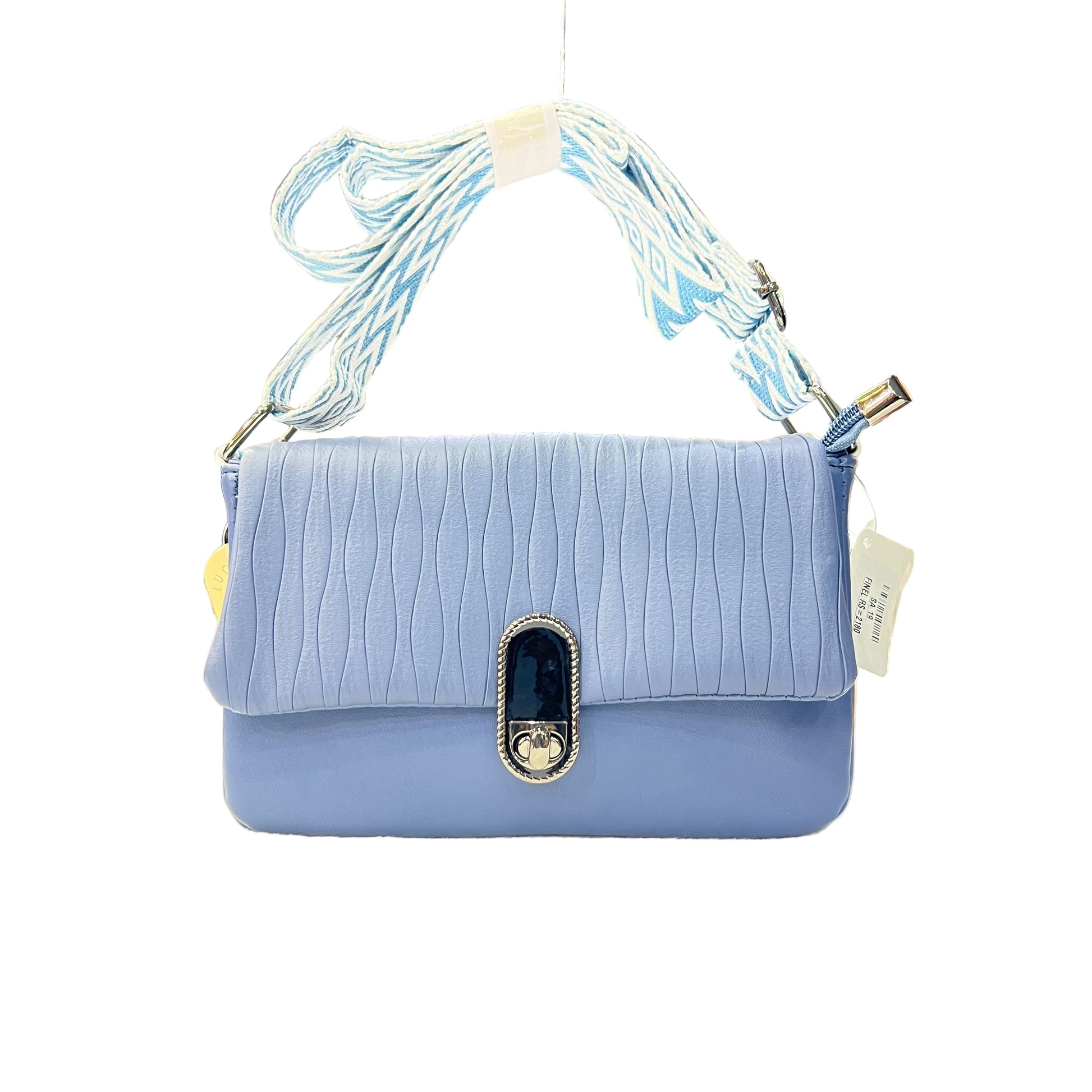 Elegant Pleated Shoulder Bag | Ladies Quilted Crossbody with Statement Lock SA jewelry pk