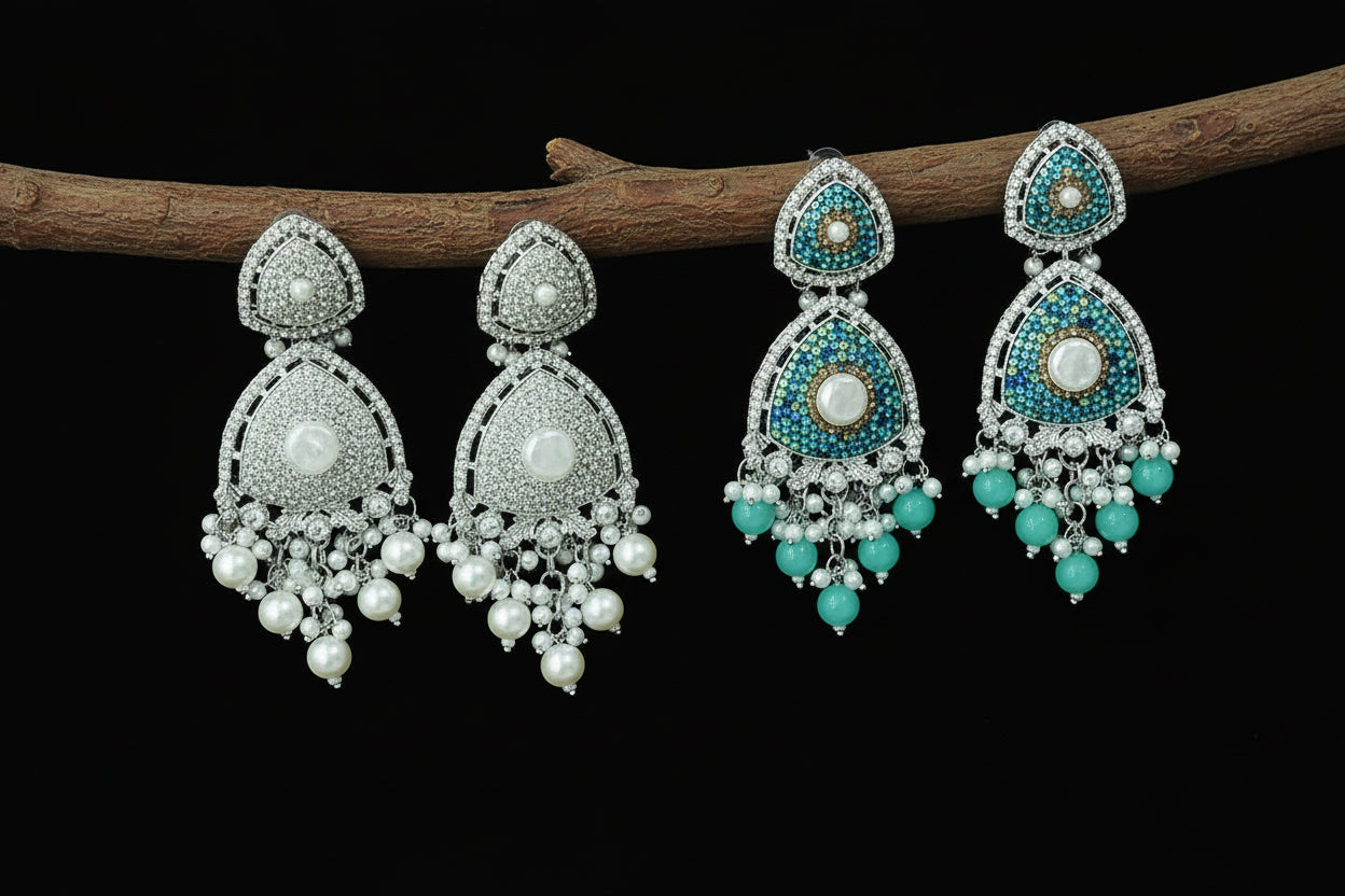Turkish Heritage Stone Earrings SA jewellery pk
