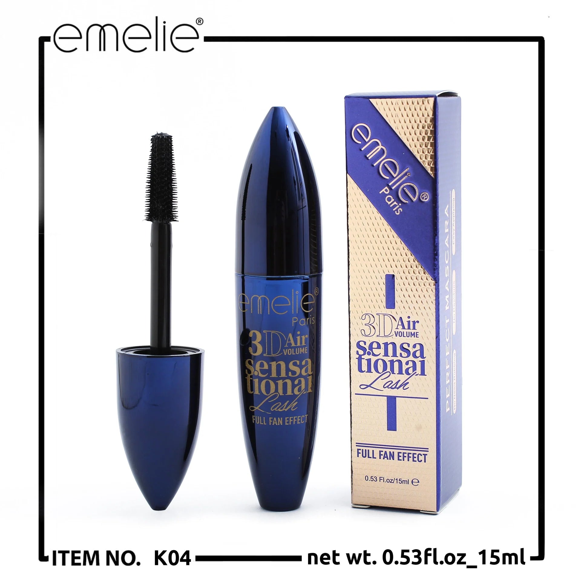 EMELIE PARIS 3D SENSA TIONAL MASCARA