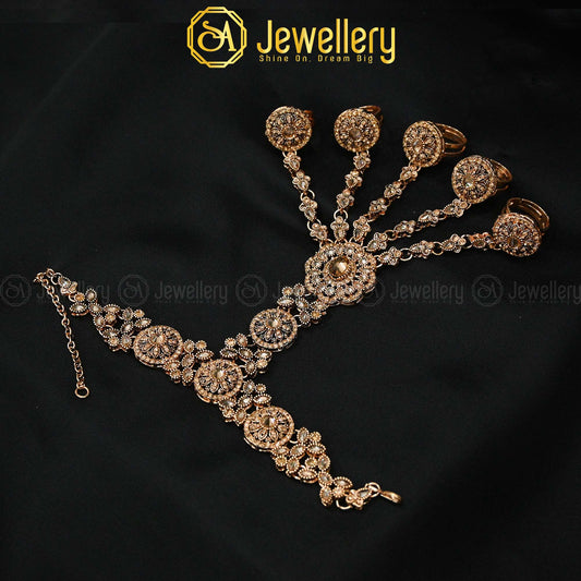 Gold 5-Finger Bracelet