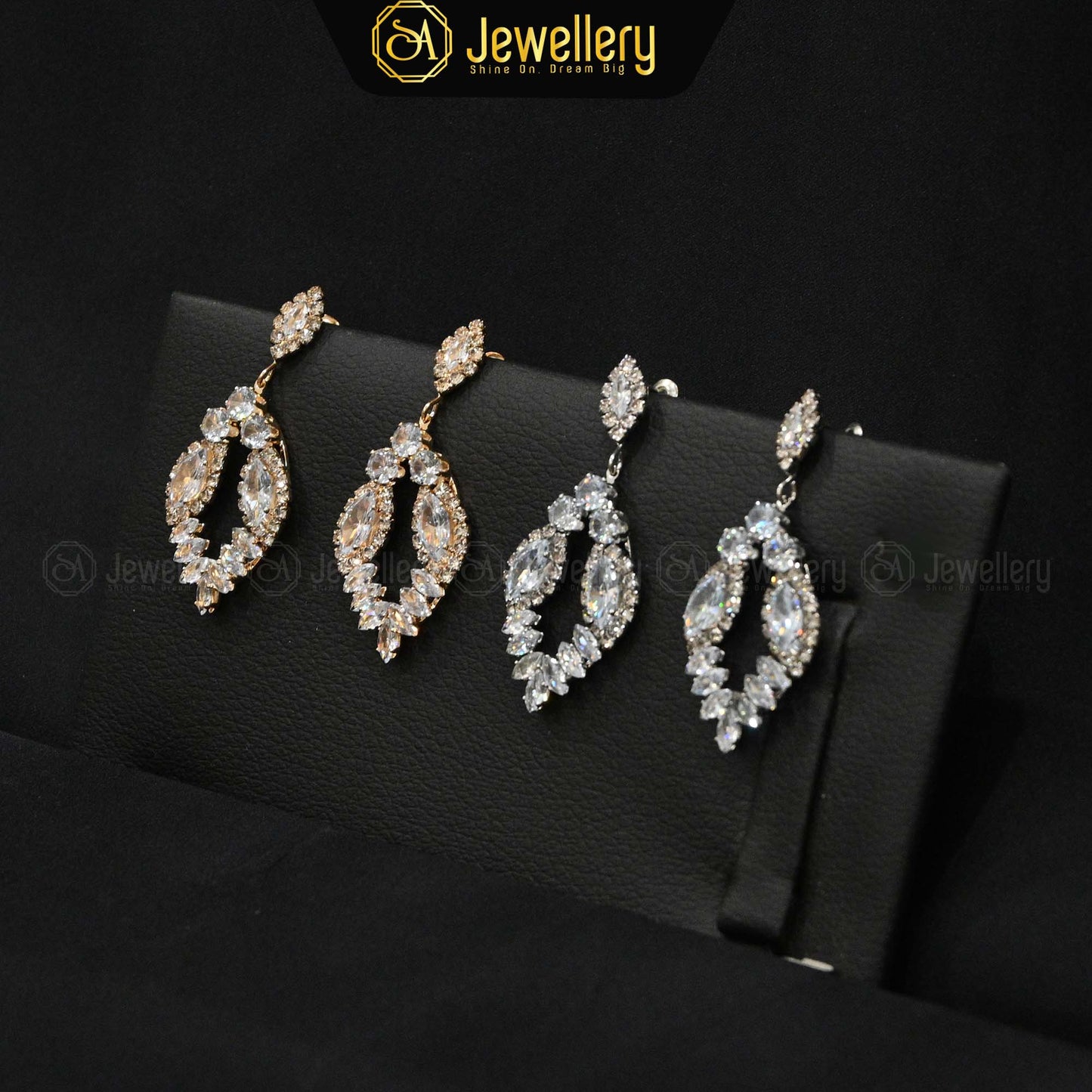 Luxury Crystal Drop Earrings