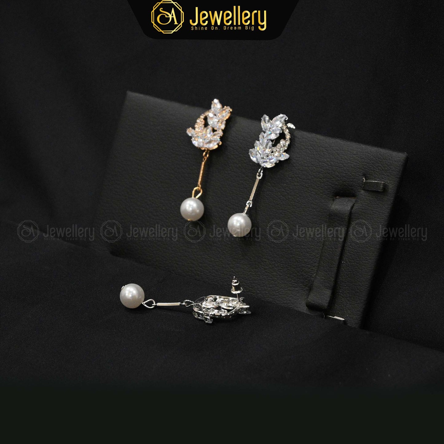 Luxury Crystal & Pearl Drop Tops