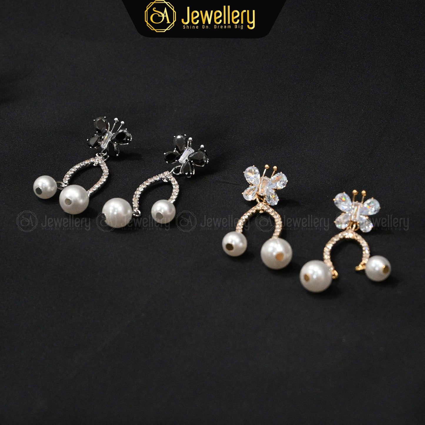 Butterfly & Pearl Drop Tops