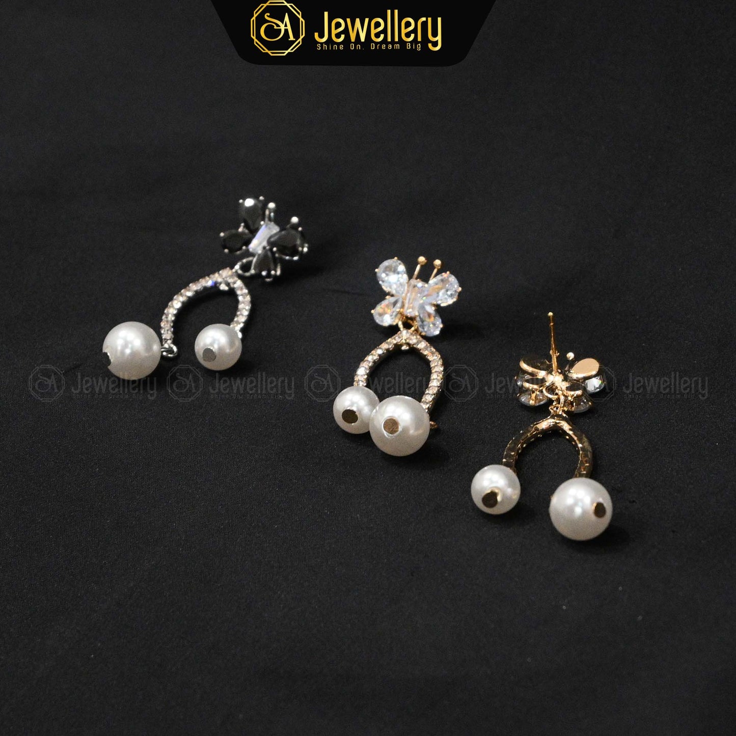 Butterfly & Pearl Drop Tops