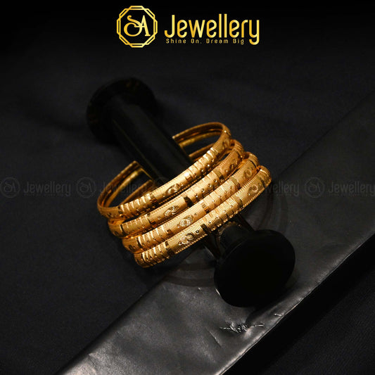 Elegant 4-Piece Indian Bangles
