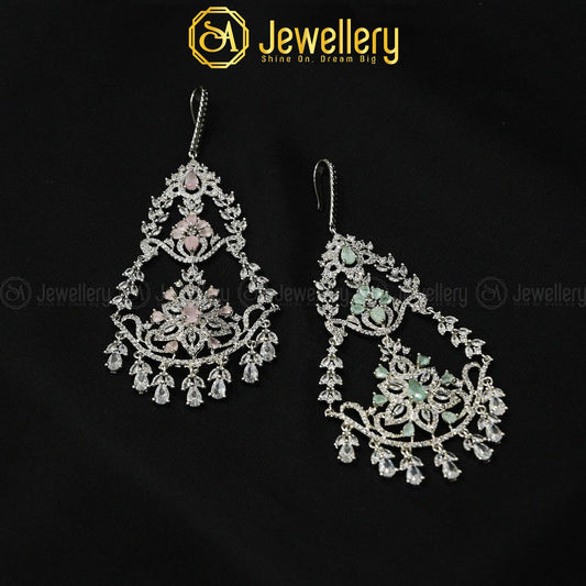 One Karat Zircon Jhoomar