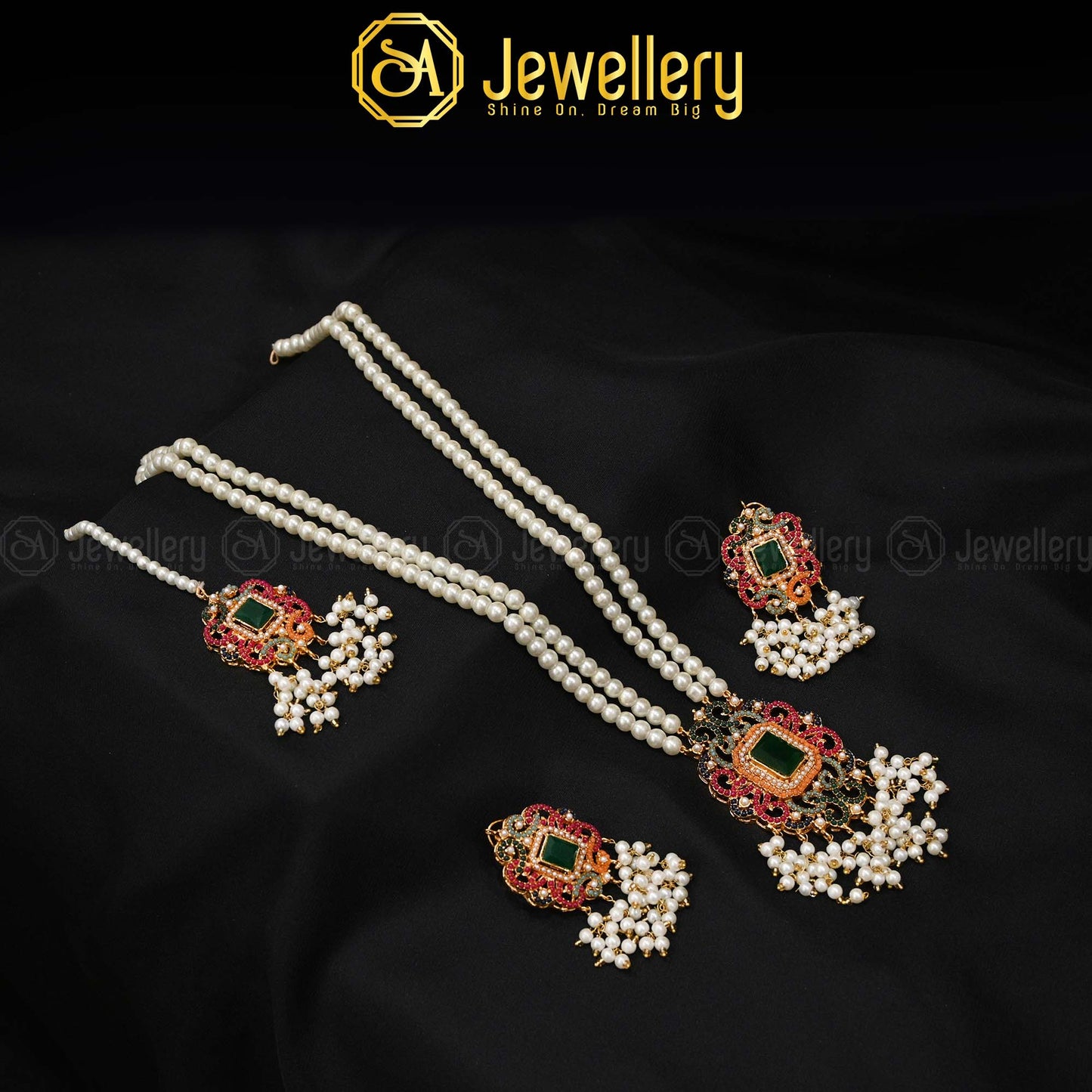 Noratan Pearl Mala Set