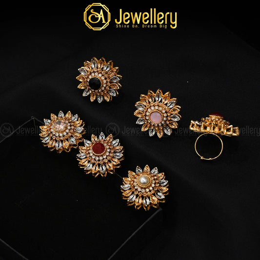 Sunflower Openable Ring