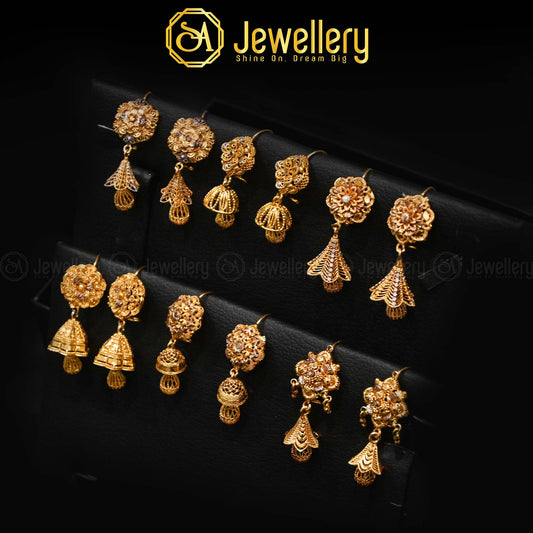 Elegant Light-Weight Kanta Jhumki for Everyday Grace