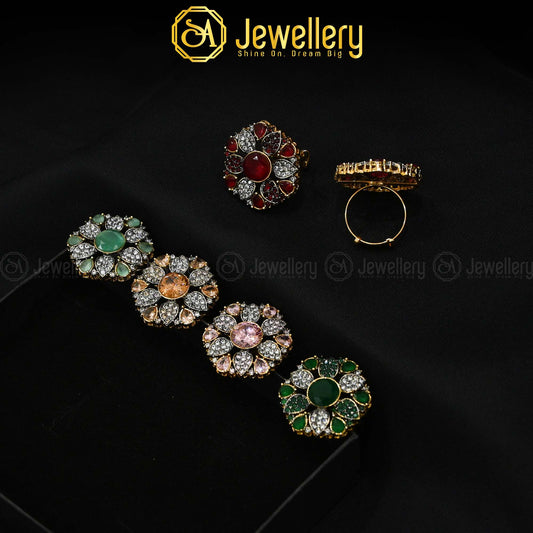 Floral Openable Ring