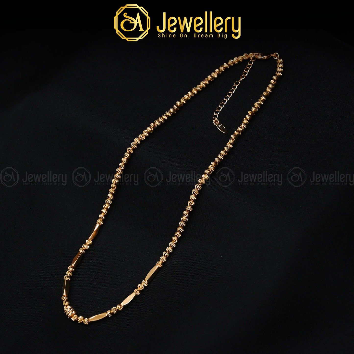 Gold Bowl Mala Chain