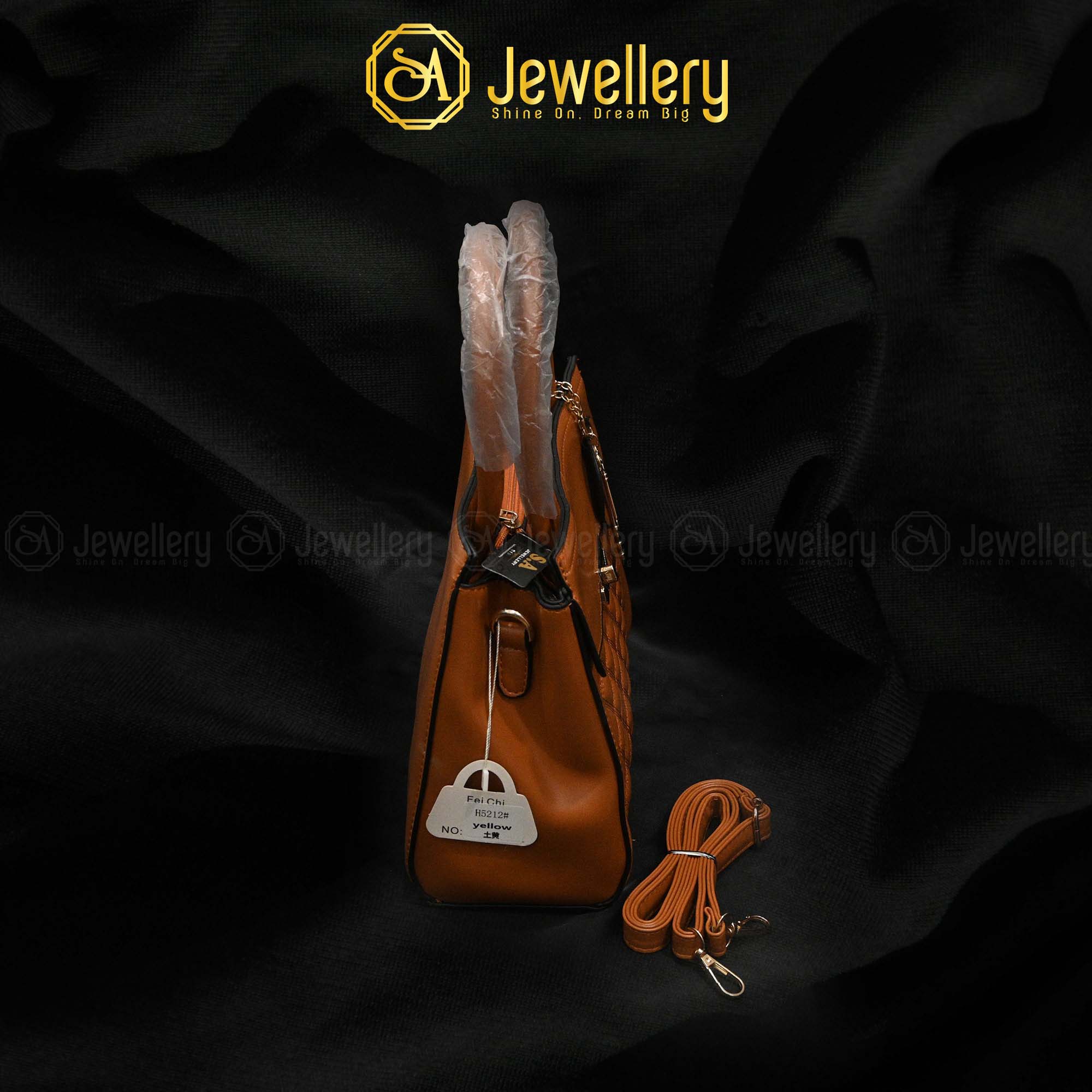 Luxury Quilted  Shoulder Bag with Key Charm