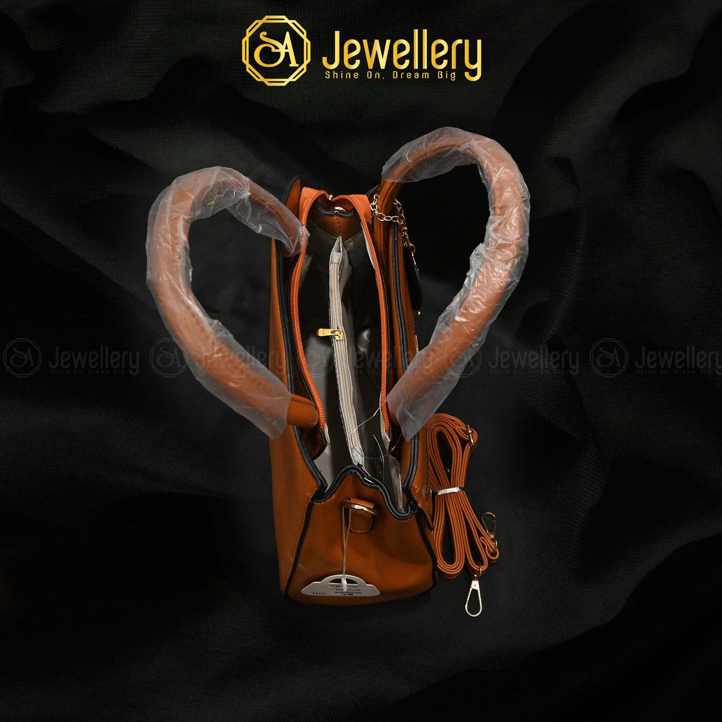 Luxury Quilted  Shoulder Bag with Key Charm