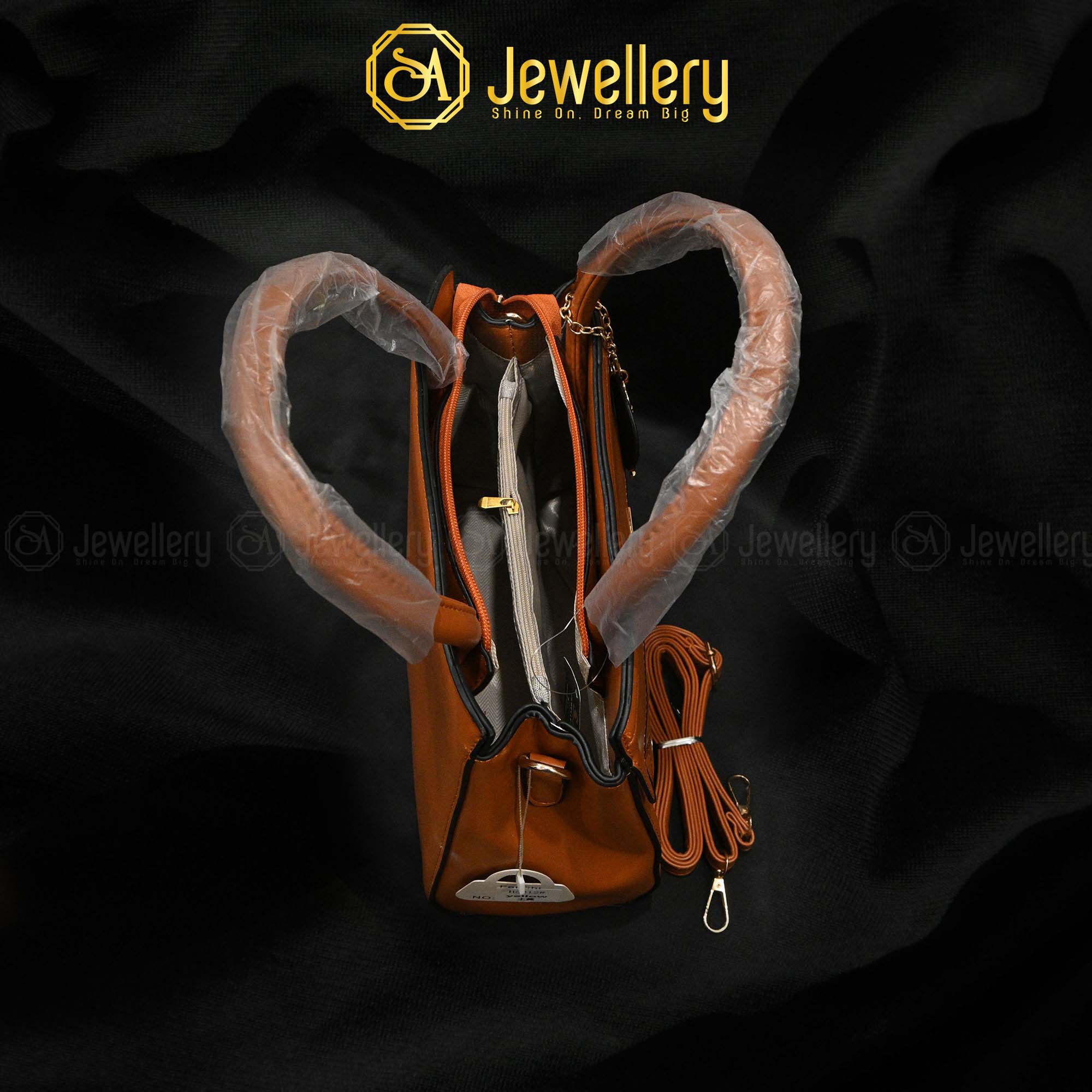 Luxury Quilted  Shoulder Bag with Key Charm