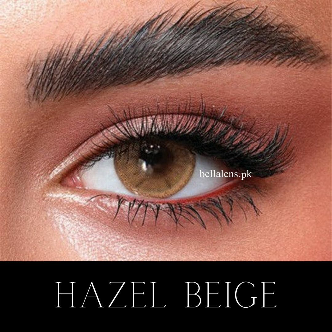 BELLA CONTACT LENSES HAZEL BEIGE
