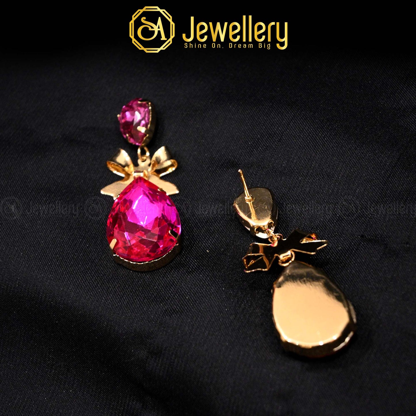 Sparkling Gemstone Earrings