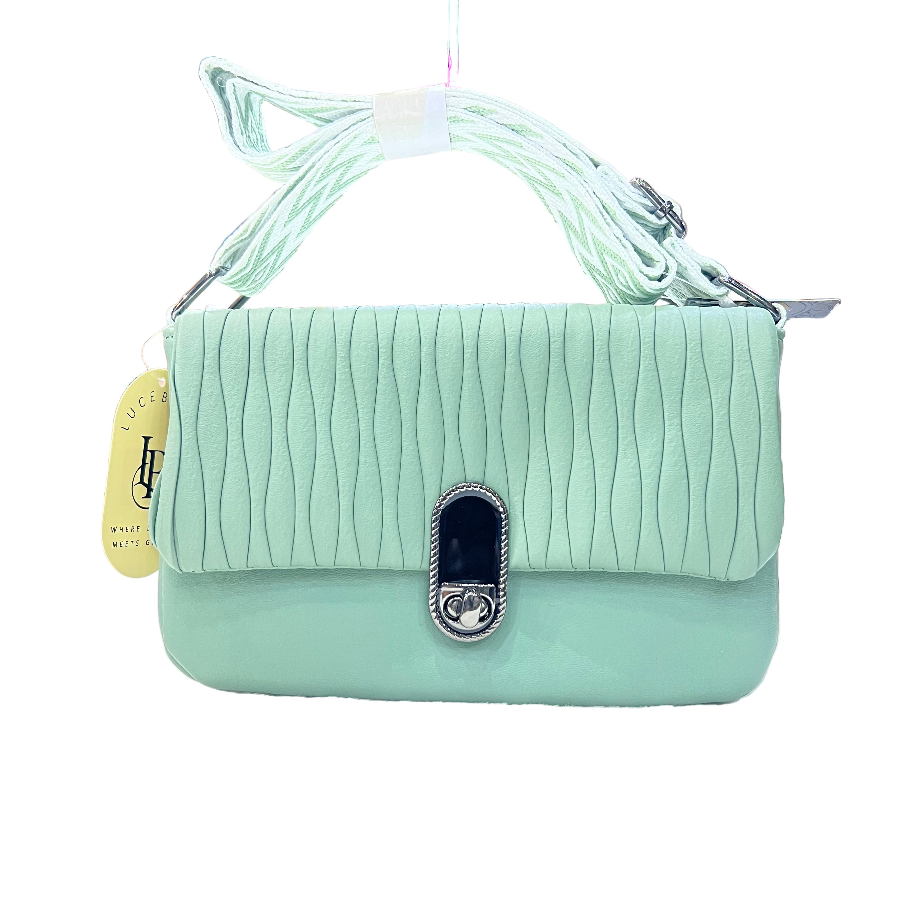 Elegant Pleated Shoulder Bag | Ladies Quilted Crossbody with Statement Lock SA jewelry pk