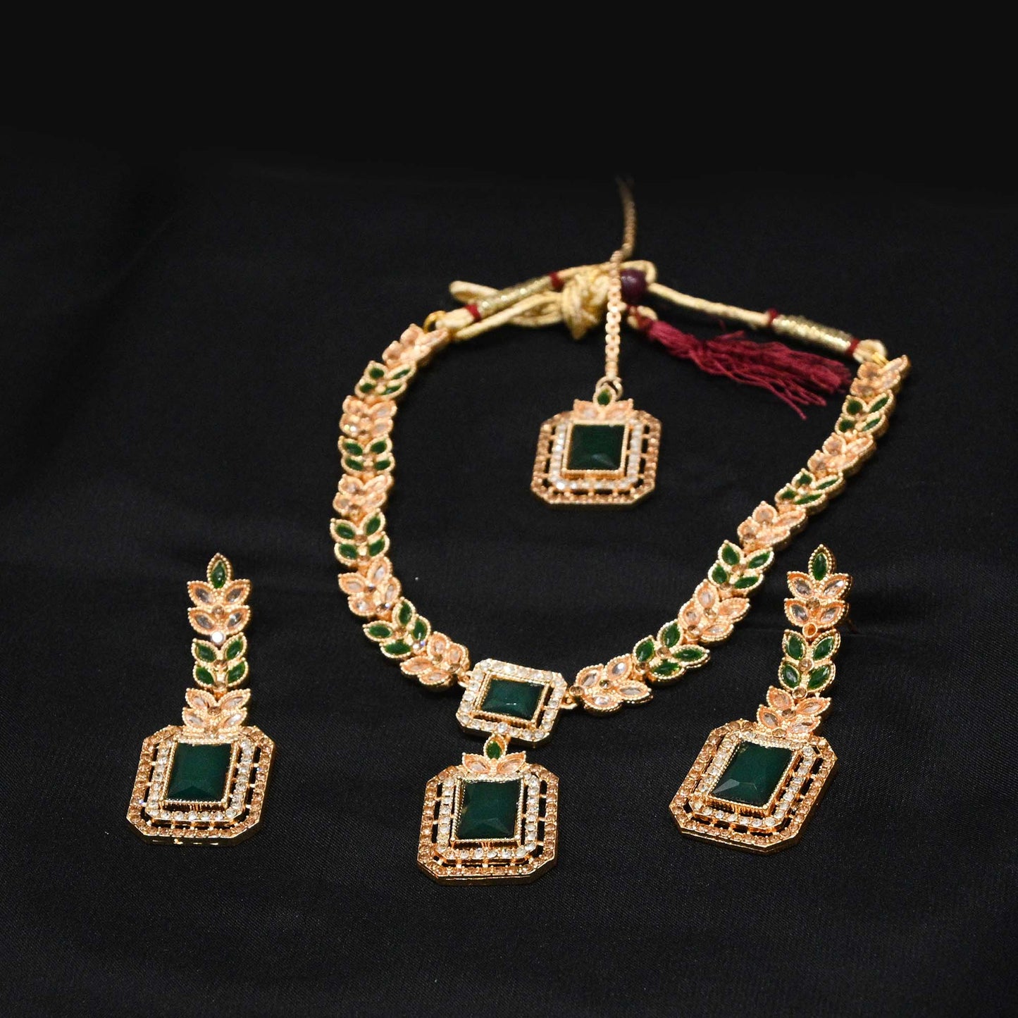 Luxury Zircon Necklace Set